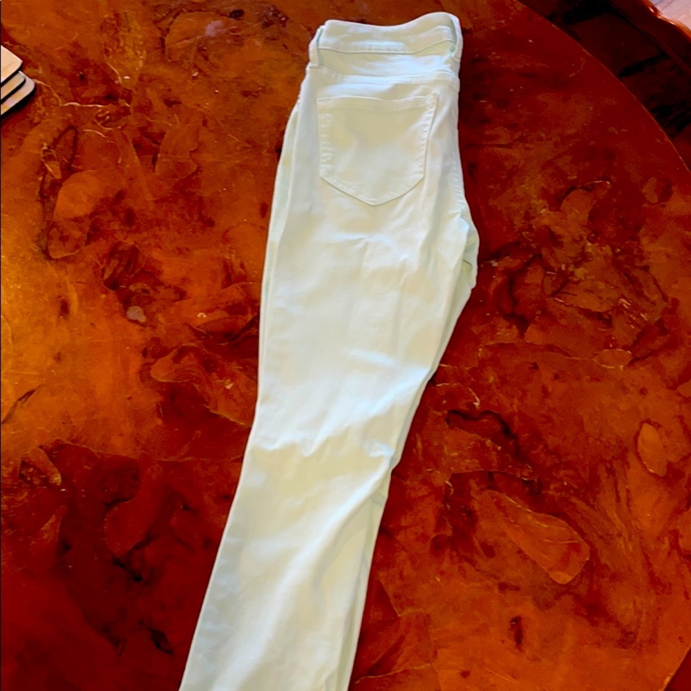 Aqua Old Navy Mid-Rise Rockstar Jeans